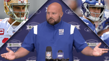 Giants’ Brian Daboll Clashes With Reporter as Jimmy Garoppolo Rumor Spreads