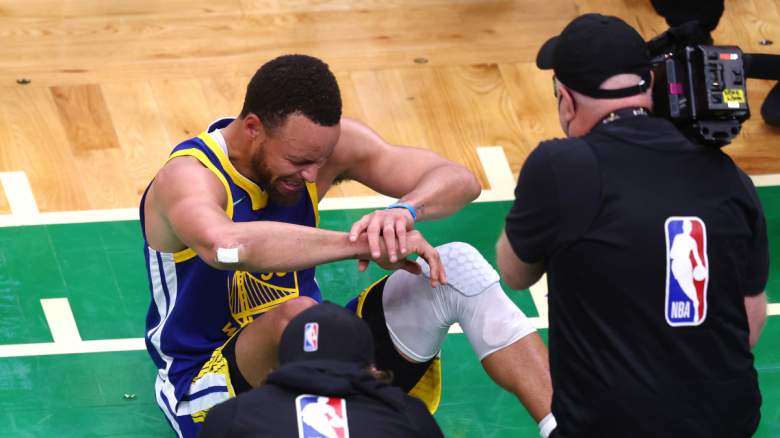Stephen Curry Warriors-Celtics
