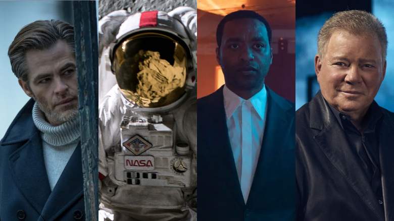 Chris Pine, an Astronaut, Chiwetel Ejiofor, and William Shatner