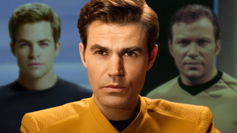 Three Kirks: Pine, Wesley, and Shatner