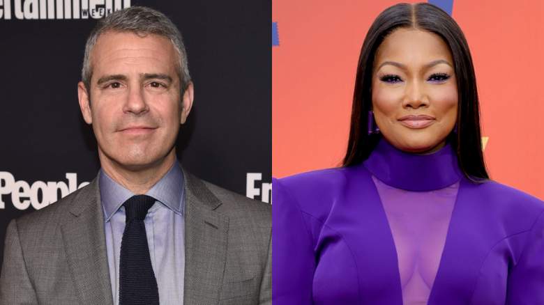 Andy Cohen and Garcelle Beauvais.