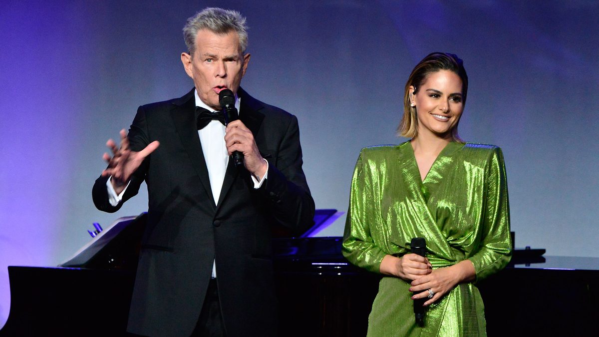 David Foster and Pia Toscano