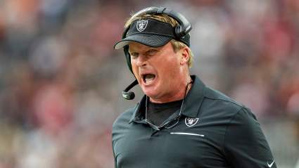 Jon Gruden Sounds off on Email Controversy in Rare Public Appearance