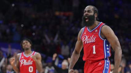 James Harden Spotted on the Court With Sixers Trade Target