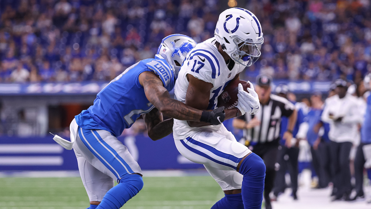 Indianapolis Colts Showcase Wide Receiver Depth Against Lions