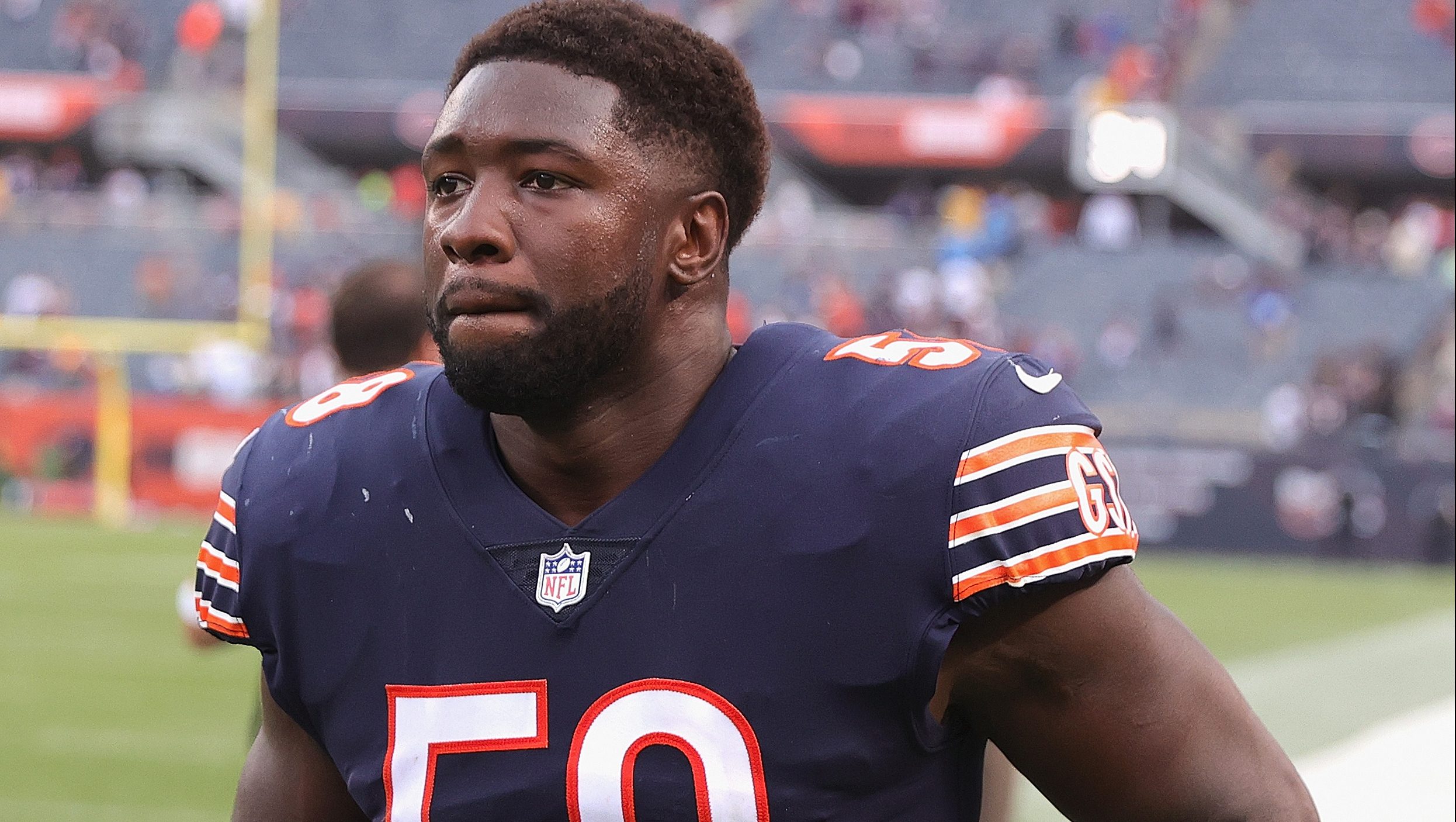 Chicago Bears news, Commanders, Roquan Smith Bears all-orange