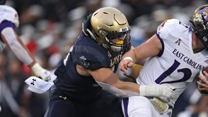 Ravens Cut OT and Ex-Navy LB, Trim Roster to 80 Players