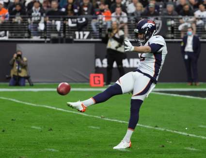 Broncos Release Punter After Setting a Franchise Record in 2021