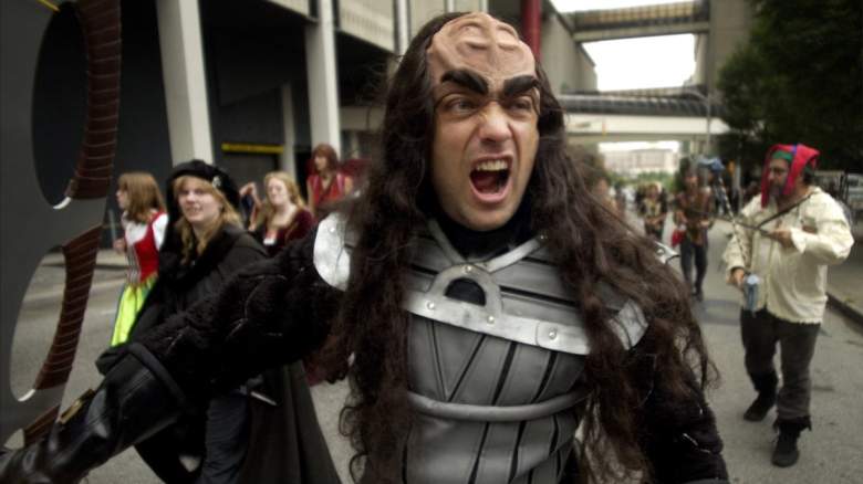 A Klingon Cosplayer