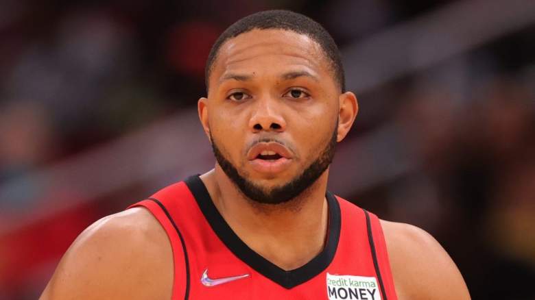 Eric Gordon of the Houston Rockets, who would land with the Dallas Mavericks in this proposed trade.