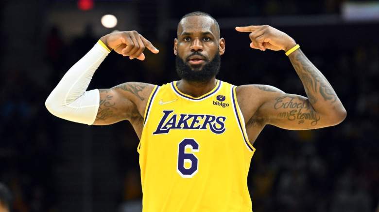 Lakers star LeBron James