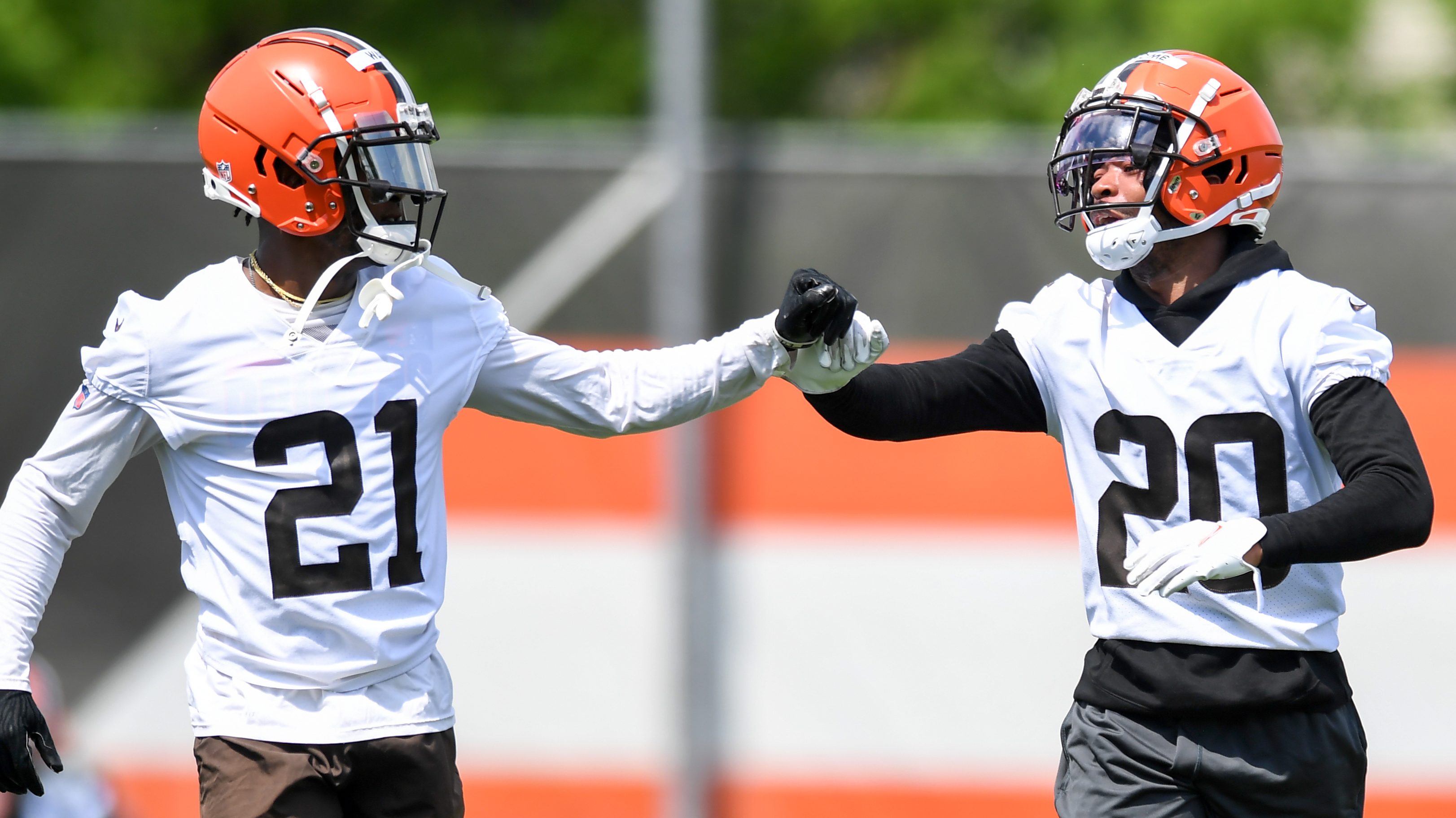 Cleveland Browns cornerback Denzel Ward vs. Cincinnati Bengals, November 7,  2021 