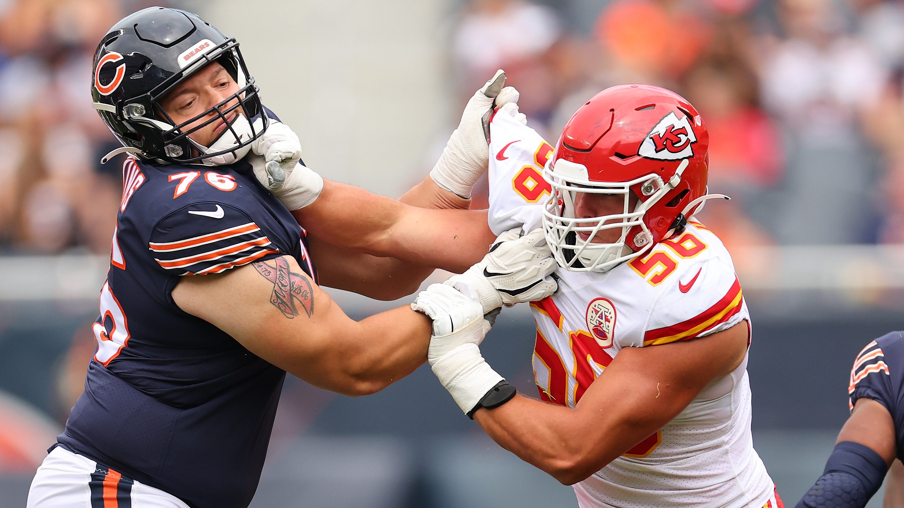 Chiefs DE George Karlaftis Was a 'Constant Presence' vs. Bears