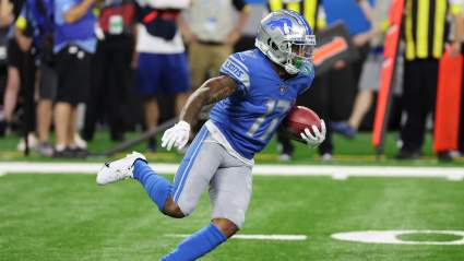 Rising Lions Wideout Makes Another Impressive Camp Catch [WATCH]