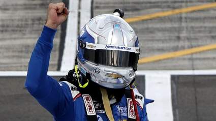 Stunning Wreck Leads to Career Day for Kyle Larson & JR Motorsports