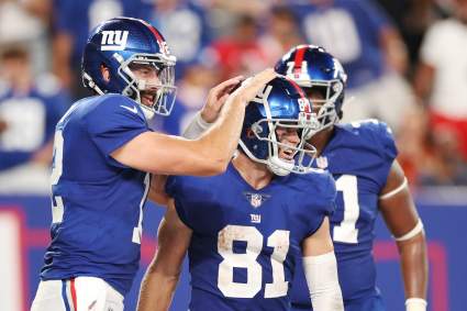 Giants May Have a Star Hidden in Their Receiving Room