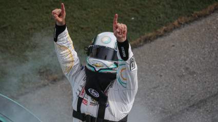 Austin Dillon Survives Rainfall & Wrecks to Reach Playoffs