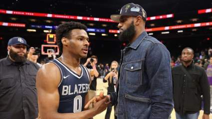 Lakers’ LeBron James Drops Emotional Message After Watching Sons Play