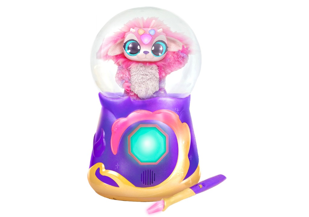 Image showing the Magic Mixies Magical Crystal Ball with Mixie plushie and wand.