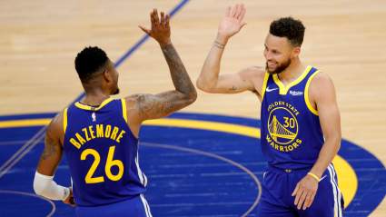Warriors’ Steph Curry Snapped Balling With Ex-Dubs Fave & High-Scoring Vet