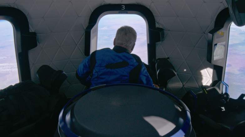 William Shatner gazes into space.