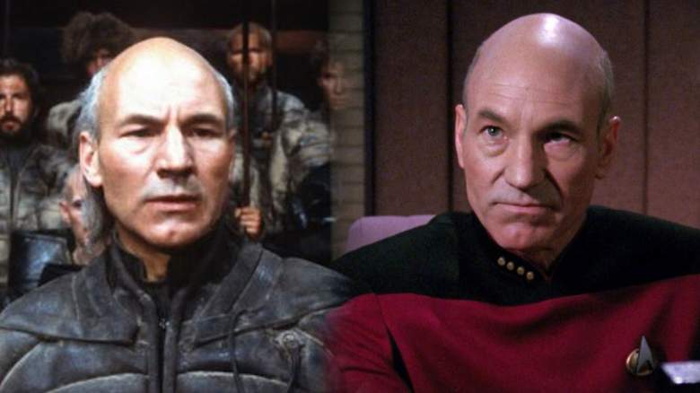Patrick Stewart as Gurney Halleck and Jean-Luc Picard