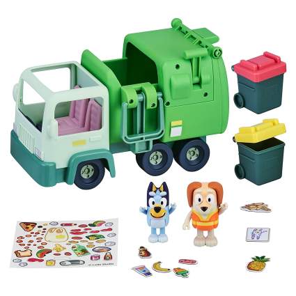 Bluey Garbage Truck with Bluey and Bin Man Figures