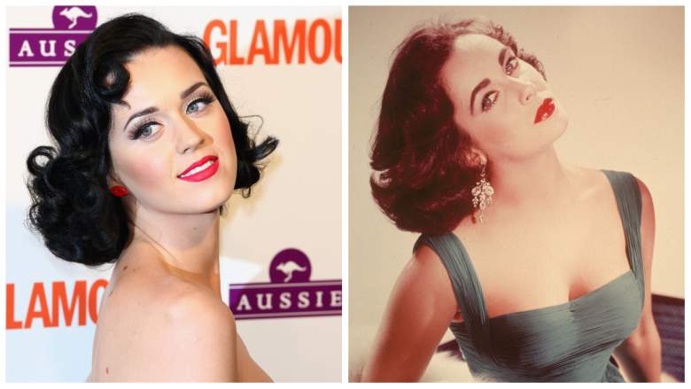 Katy perry and Liz Taylor