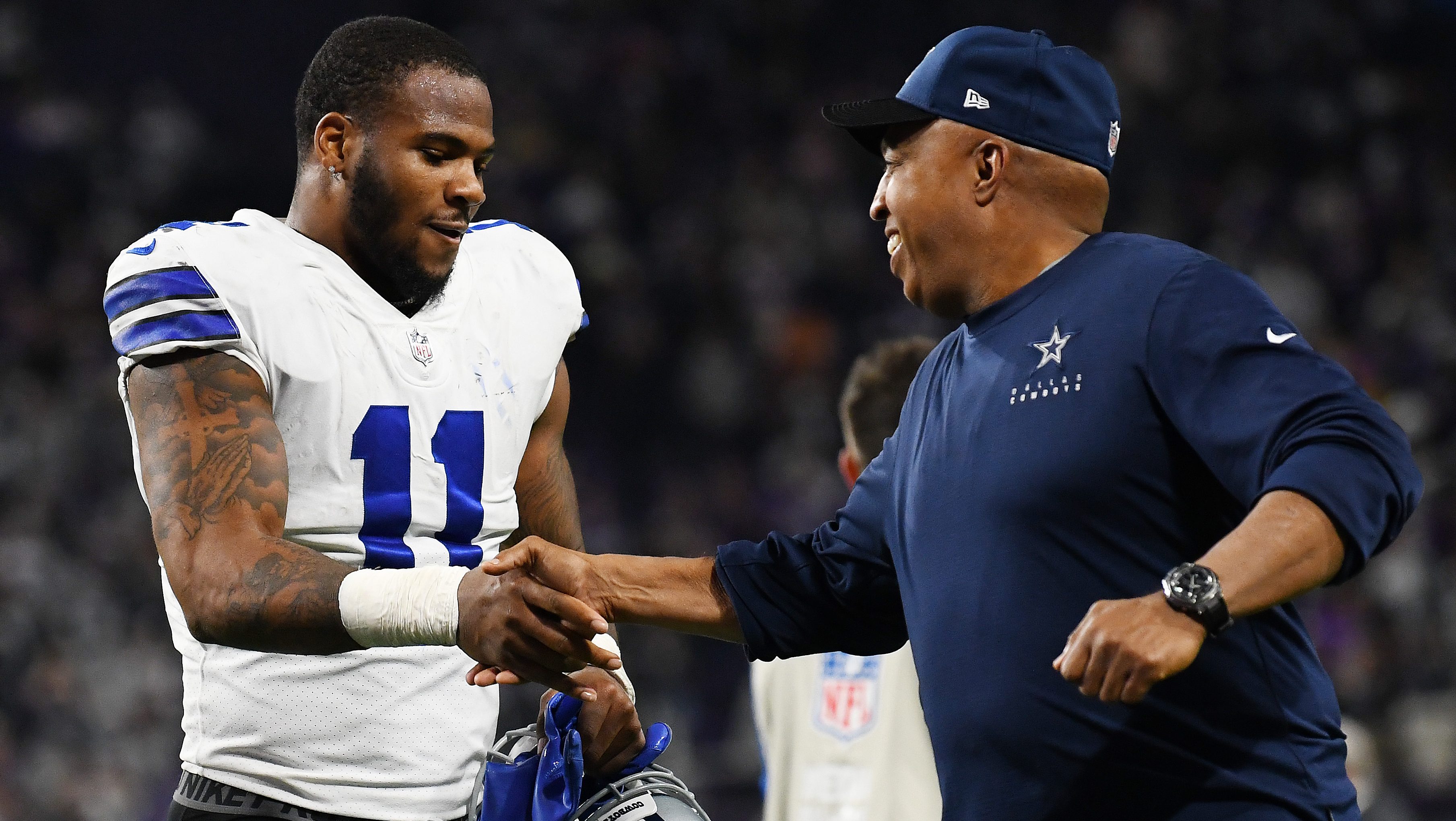 Micah Parsons of the Dallas Cowboys celebrates after a sack during News  Photo - Getty Images