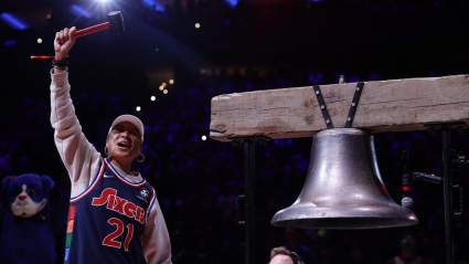 College Basketball Legend Makes Surprise Appearance at Sixers’ Camp