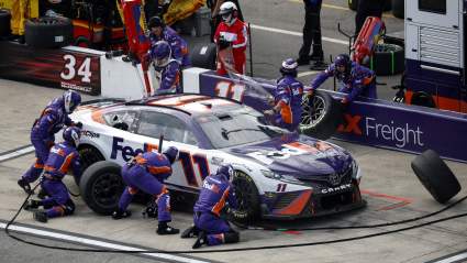 Denny Hamlin Responds to Pit Crew Swap