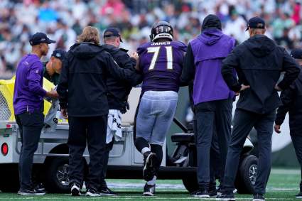 Ravens Veteran Offensive Lineman Suffers Torn Achilles