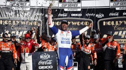 Denny Hamlin Has Strong Words on Bubba Wallace After Playoff Win