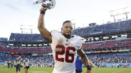 Saquon Barkley Breaks Giants Franchise Record in Win vs. Titans