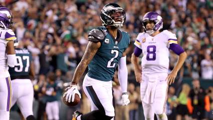 Eagles’ Playmaker Delivers Interception to Sixers Star [WATCH]