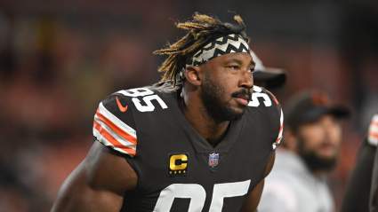 Browns’ Myles Garrett Injured in Crash; Vehicle Damage Photos Released