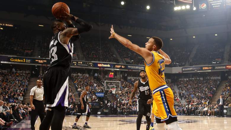 Ben McLemore (left) worked out for the Warriors.