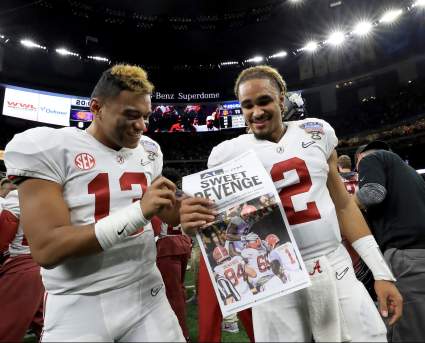 Alabama Quarterbacks Are Leading the Only Remaining Undefeated NFL Teams