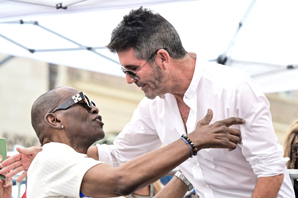 Fans Stunned By Frail Randy Jackson At Idol Reunion   Randy And Simon 