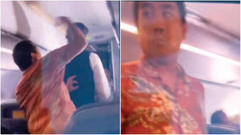 alexander le passenger punches flight attendant video