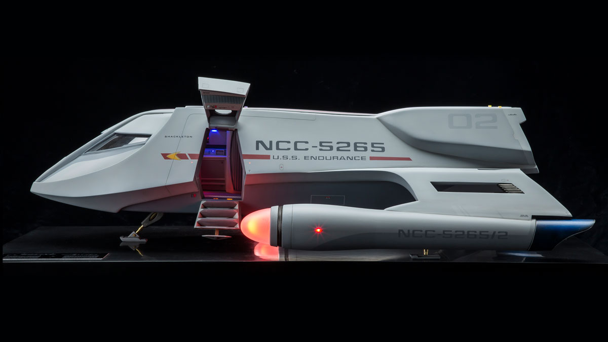 A Krause-designed shuttlecraft from the U.S.S. Shackleton