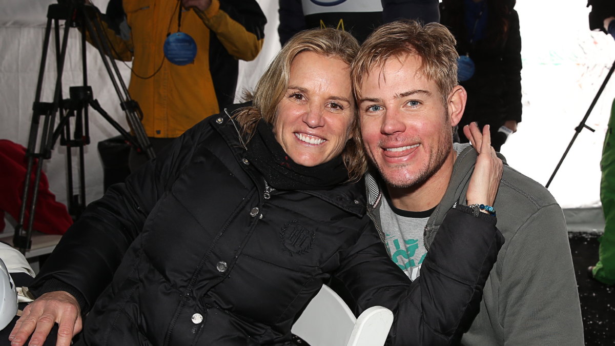Trevor Donovan and Kerry Kennedy at the Deer Valley Celebrity Skifest in 2012.
