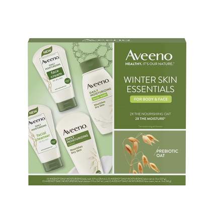 Aveeno Daily Moisturizing Winter Skin Essentials Skincare Set