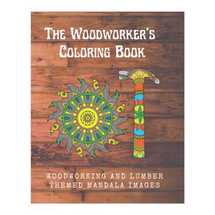 woodworking themed coloring book