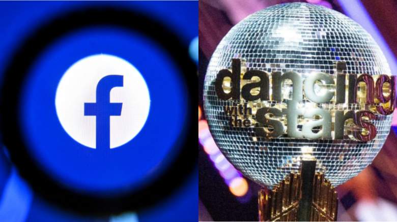 The Facebook logo and the Mirrorball trophy.