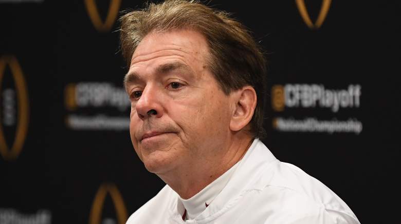 Nick Saban was not happy with the media October 3