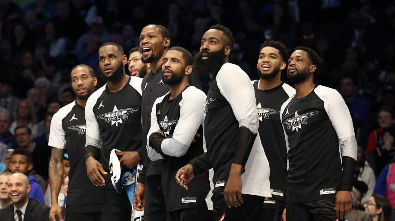 Team LeBron during the 2019 All-Star Game