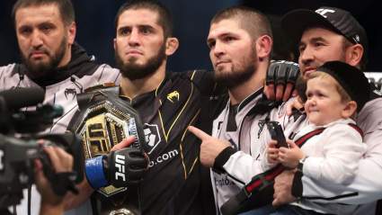 Khabib Nurmagomedov Reacts to Islam Makhachev Realizing Father’s Plan at UFC 280