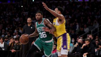Laker Guard Fires Shot at Celtics’ Marcus Smart
