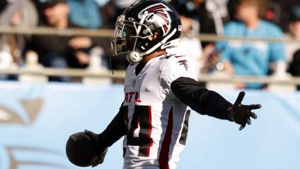 A.J. Terrell Shows Off Falcons’ Week 6 Throwback Helmets [WATCH]